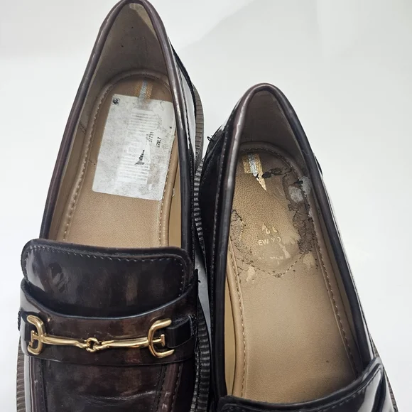 Sam Edelman Laurs Llug Platform Sole Loafers Womens in Brown - Picture 5 of 10